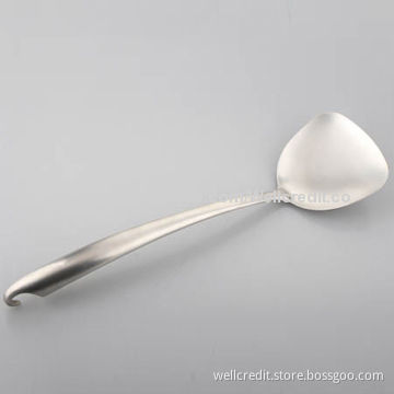 Good quality S/S 304 wok turner with delicate sanding polish